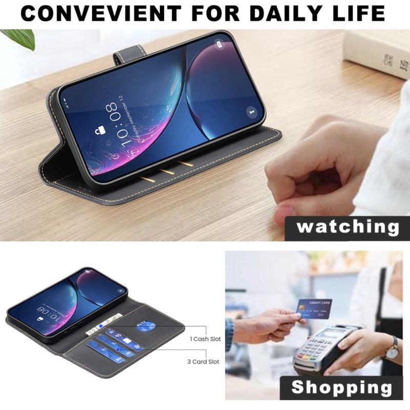 Läderfodral Xiaomi Redmi Note 15 Pro 5g Telefonfodral Klassisk Binfen-färg