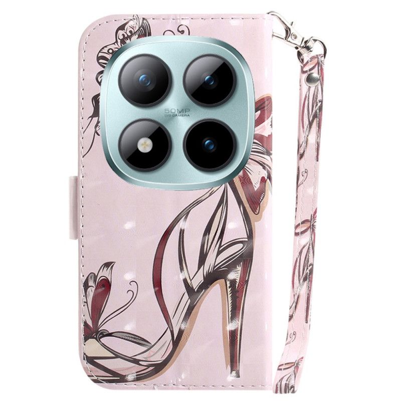 Skyddsfodral Xiaomi Redmi Note 15 Pro 5g Höga Klackar Med Remmar