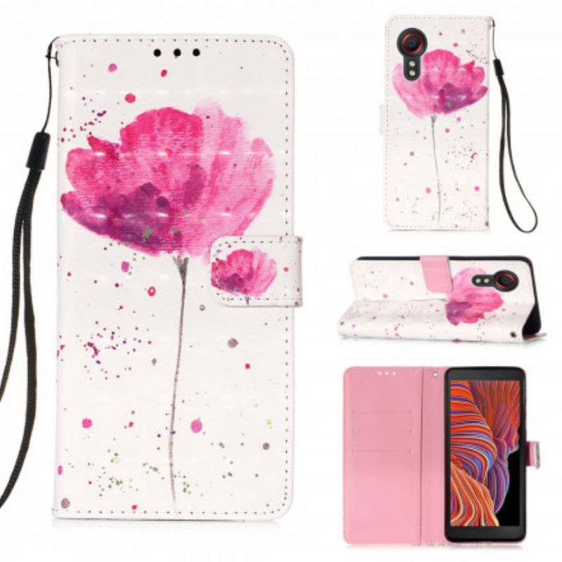 Fodral Samsung Galaxy Xcover 5 Poppy Watercolor