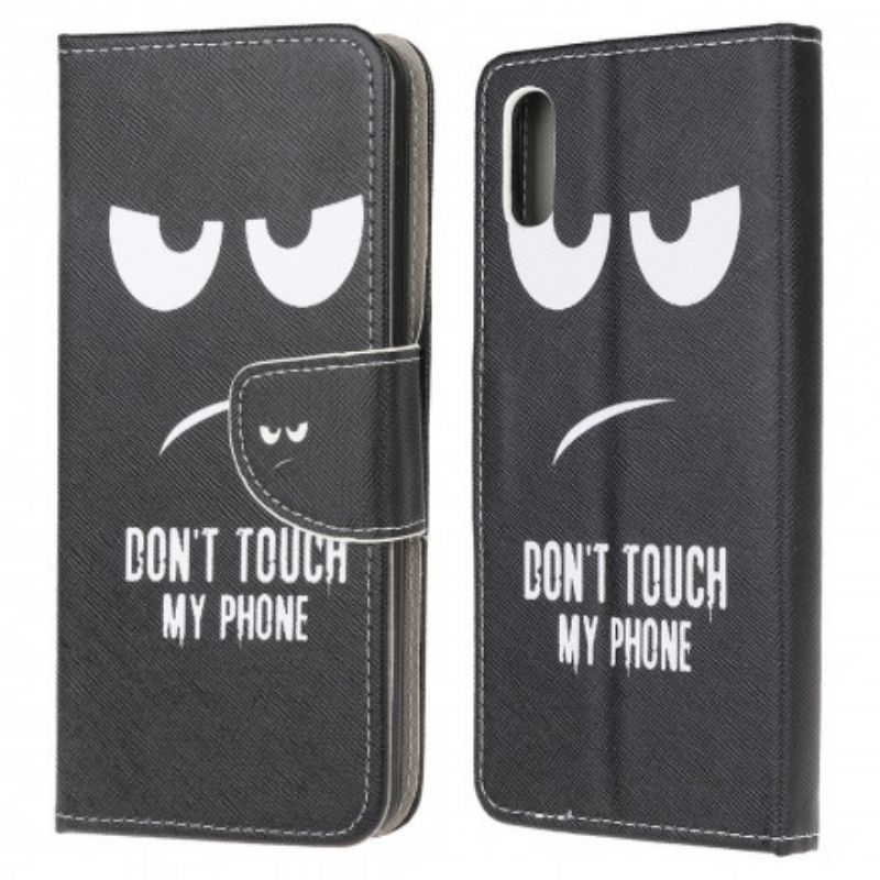 Läderfodral Samsung Galaxy Xcover 5 Telefonfodral Rör Inte Min Telefon