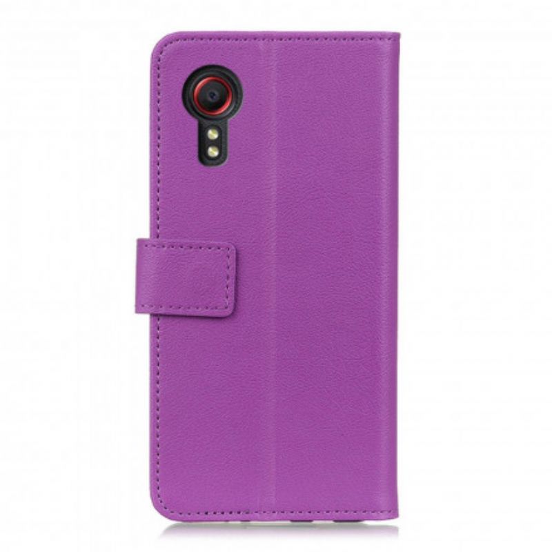 Läderskal Fodral Samsung Galaxy Xcover 5 Classic