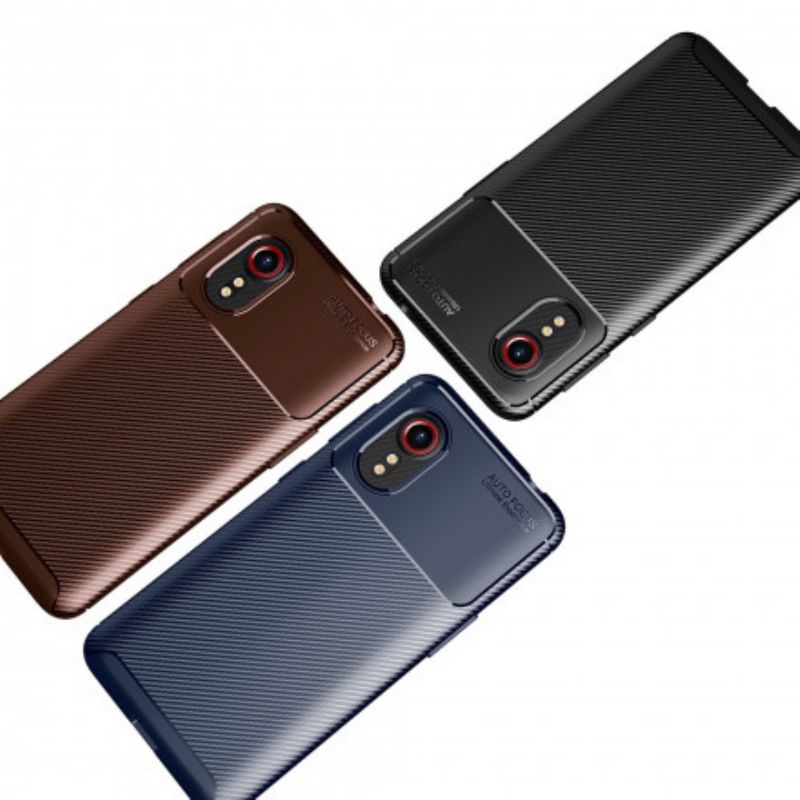 Skal Samsung Galaxy Xcover 5 Flexibel Kolfiberstruktur