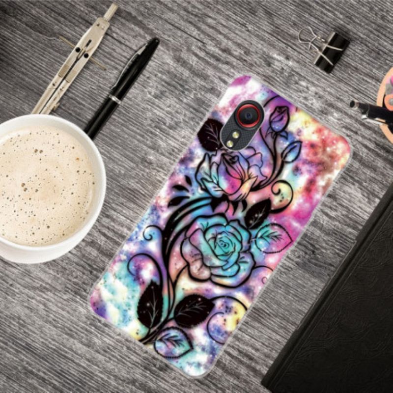 Skal Samsung Galaxy Xcover 5 Grafisk Blomma