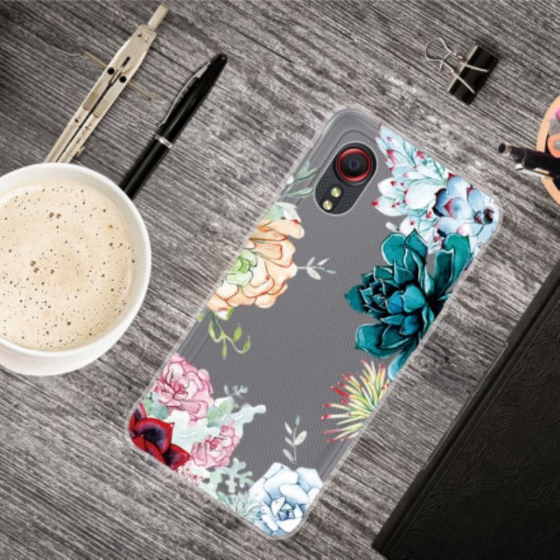 Skal Samsung Galaxy Xcover 5 Sömlösa Akvarellblommor