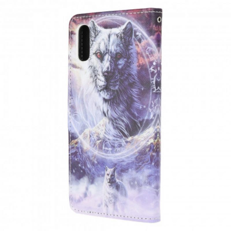 Skyddsfodral Samsung Galaxy Xcover 5 Varg På Vintern Med Snodd
