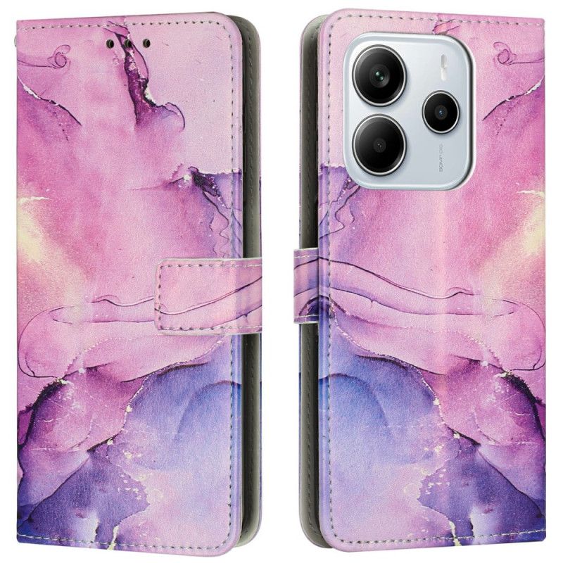 Fodral För Xiaomi Redmi Note 14 4g Marmorerad Effekt