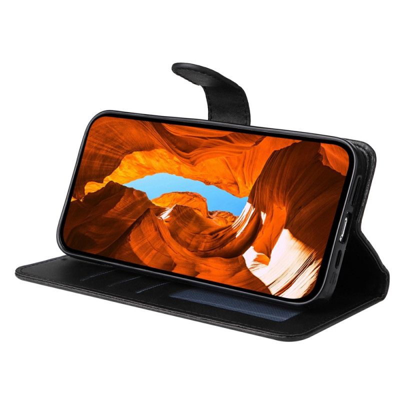 Fodral Xiaomi Redmi Note 14 4g Lädereffekt