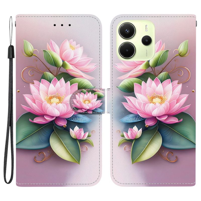 Fodral Xiaomi Redmi Note 14 4g Lotusblomma