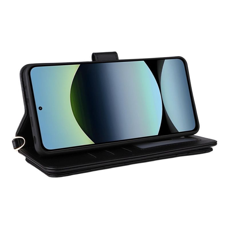 Fodral Xiaomi Redmi Note 14 4g Premiumplånbok Med Rem Och Axelrem