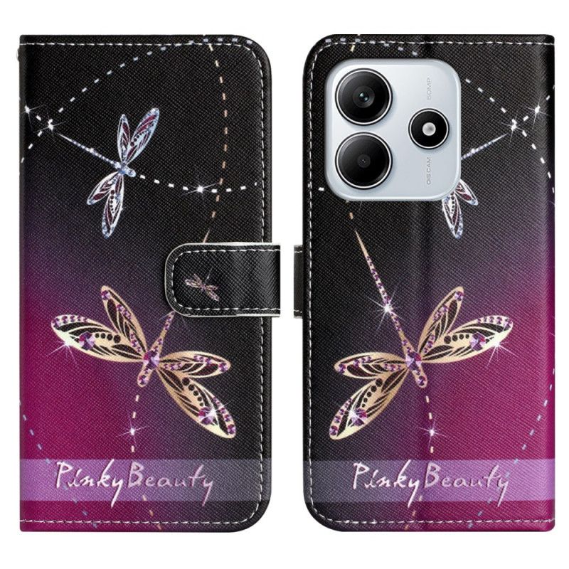 Fodral Xiaomi Redmi Note 14 4g Trollsländor