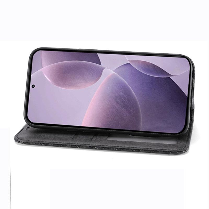 Folio-fodral För Xiaomi Redmi Note 14 4g Diamantmönster Med Rem