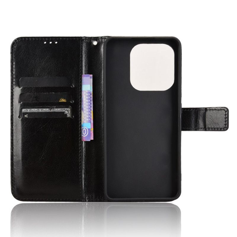 Läderfodral Xiaomi Redmi Note 14 4g Telefonfodral Prickig Konstläder