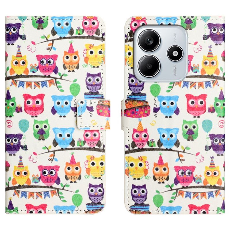 Läderfodral Xiaomi Redmi Note 14 4g Telefonfodral Uggelstam