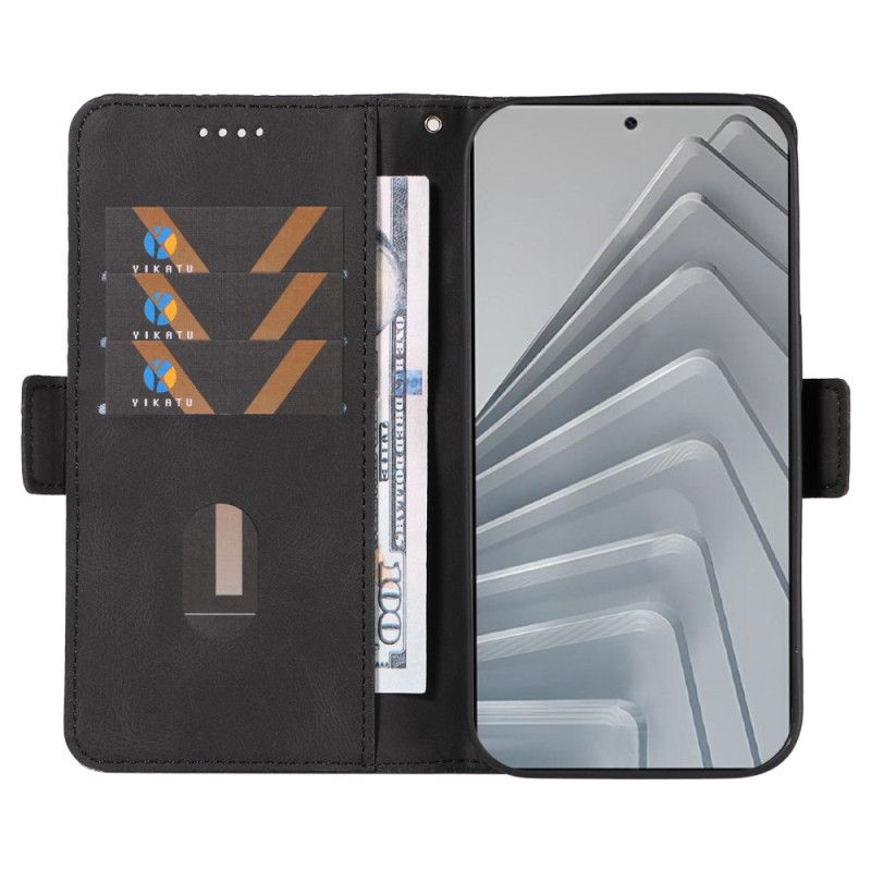 Läderskal Fodral Xiaomi Redmi Note 14 4g Diamantmönster