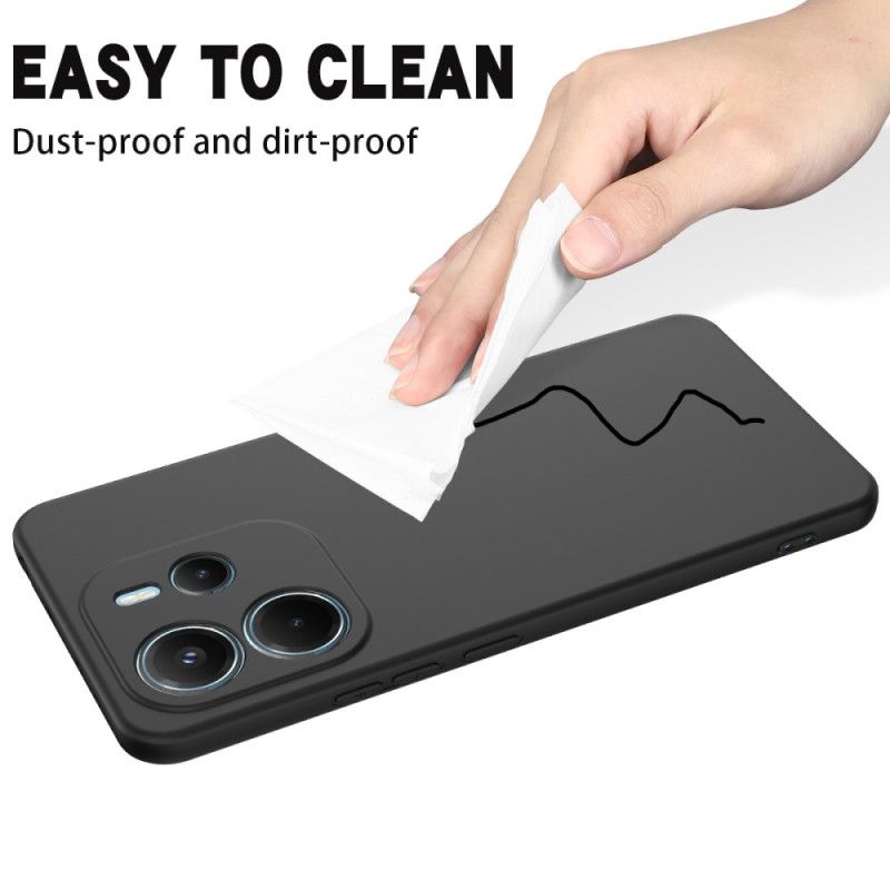 Skal För Xiaomi Redmi Note 14 4g Flytande Silikon Med Rem