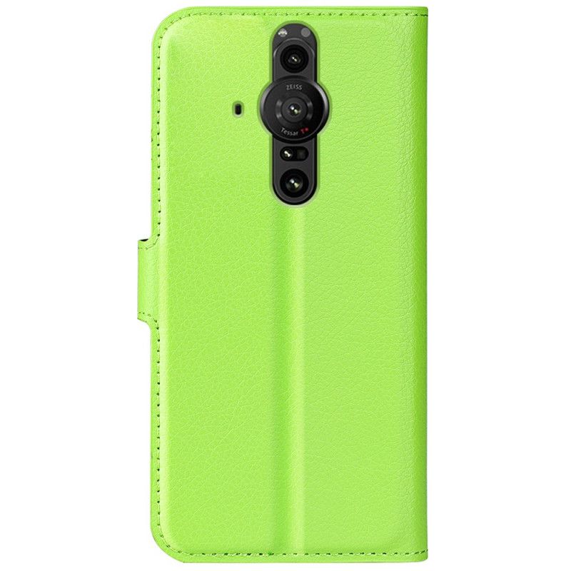 Fodral Sony Xperia Pro-i Klassisk Litchieffekt