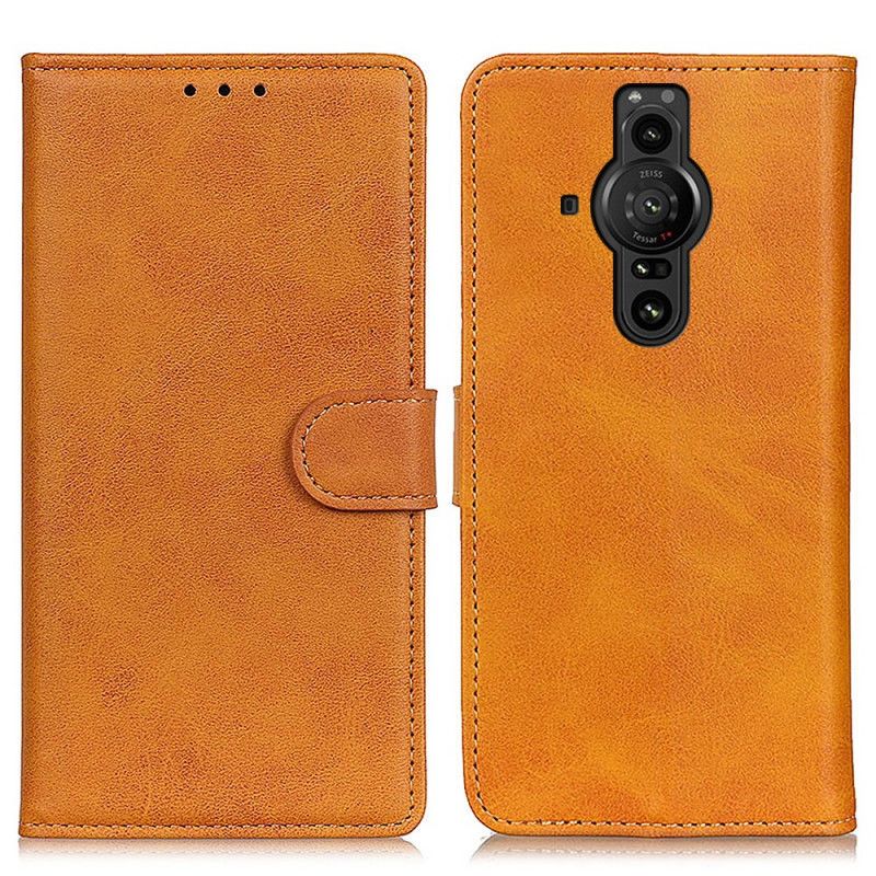 Fodral Sony Xperia Pro-i Retro Matt Lädereffekt