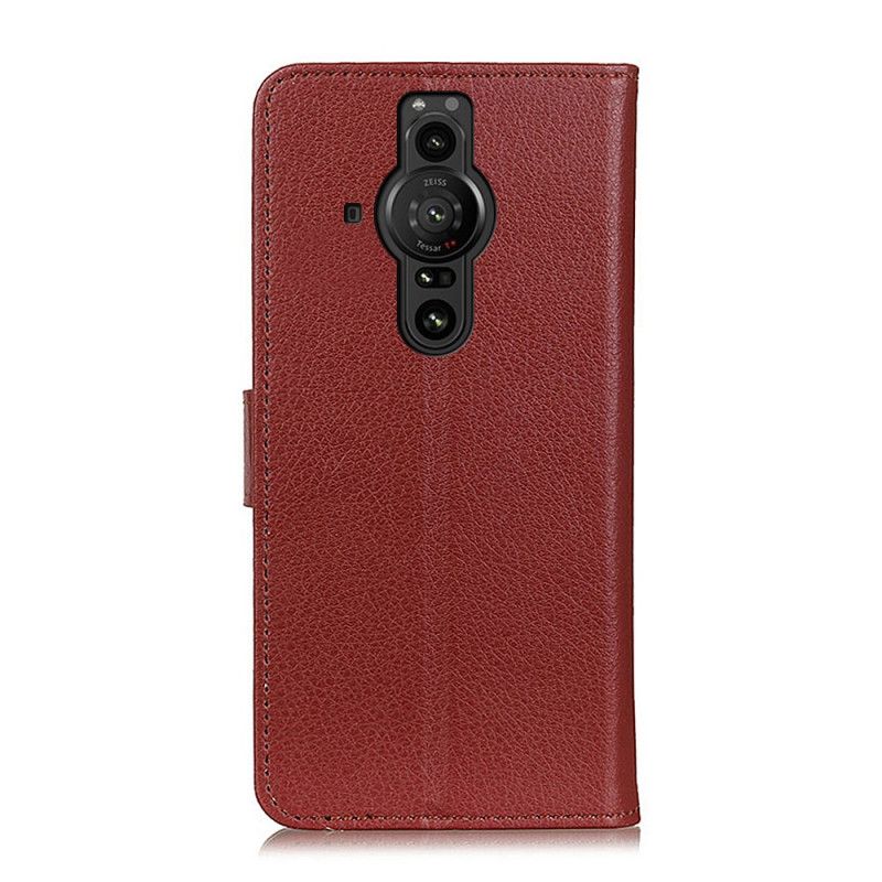 Fodral Sony Xperia Pro-i Traditionellt Konstläder