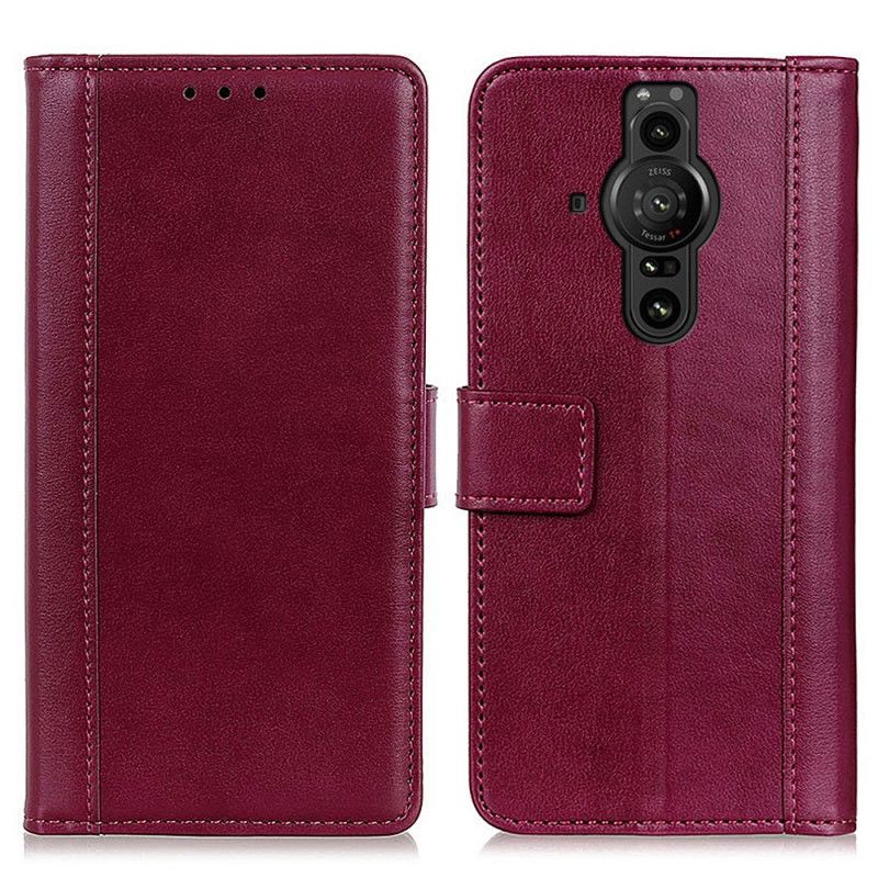 Läderskal Fodral Sony Xperia Pro-i Style Läder