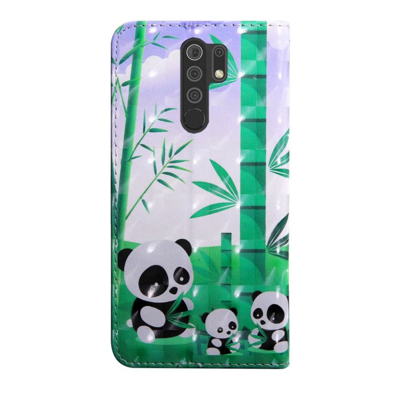 Fodral Xiaomi Redmi 9 Pandafamilj