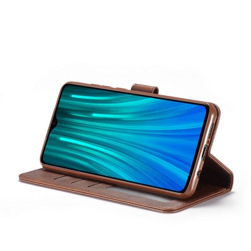 Läderfodral Xiaomi Redmi 9 Svart Lc.Imeeke Lädereffekt