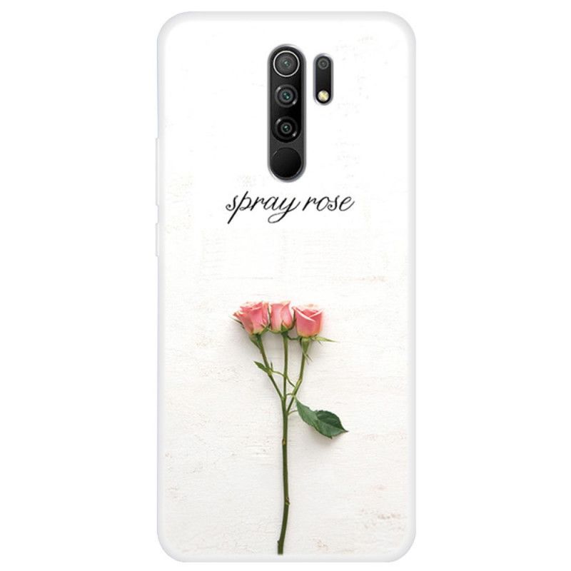 Skal Xiaomi Redmi 9 Mobilskal Sprayrosor