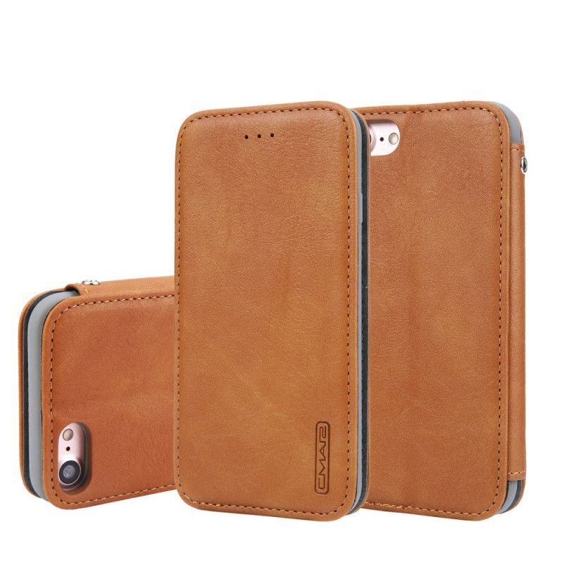 Folio-fodral för iPhone 7 / 8 / SE 2 Svart Cmai2 Konstläder