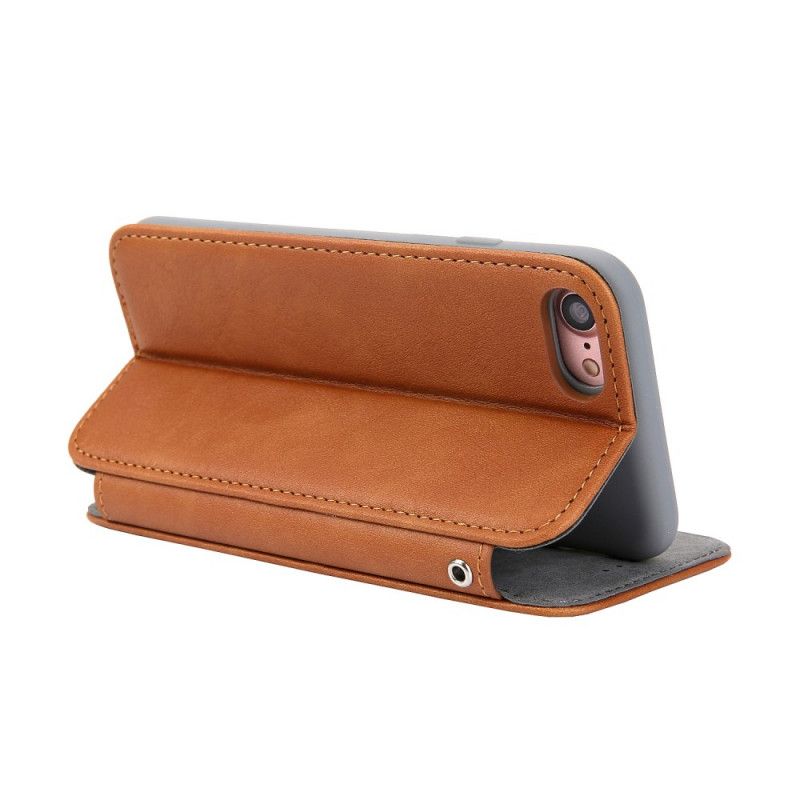 Folio-fodral för iPhone 7 / 8 / SE 2 Svart Cmai2 Konstläder