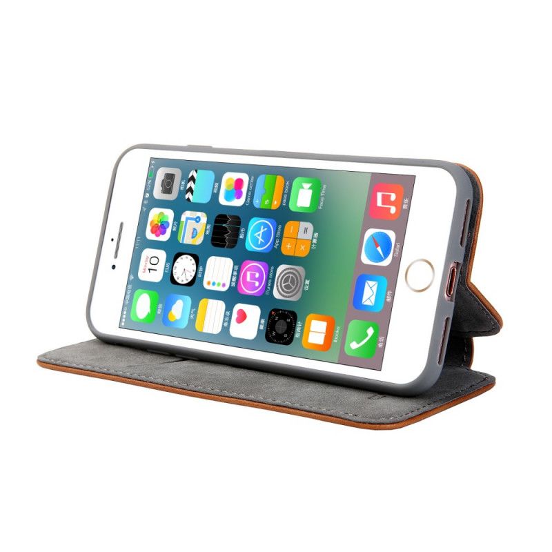 Folio-fodral för iPhone 7 / 8 / SE 2 Svart Cmai2 Konstläder