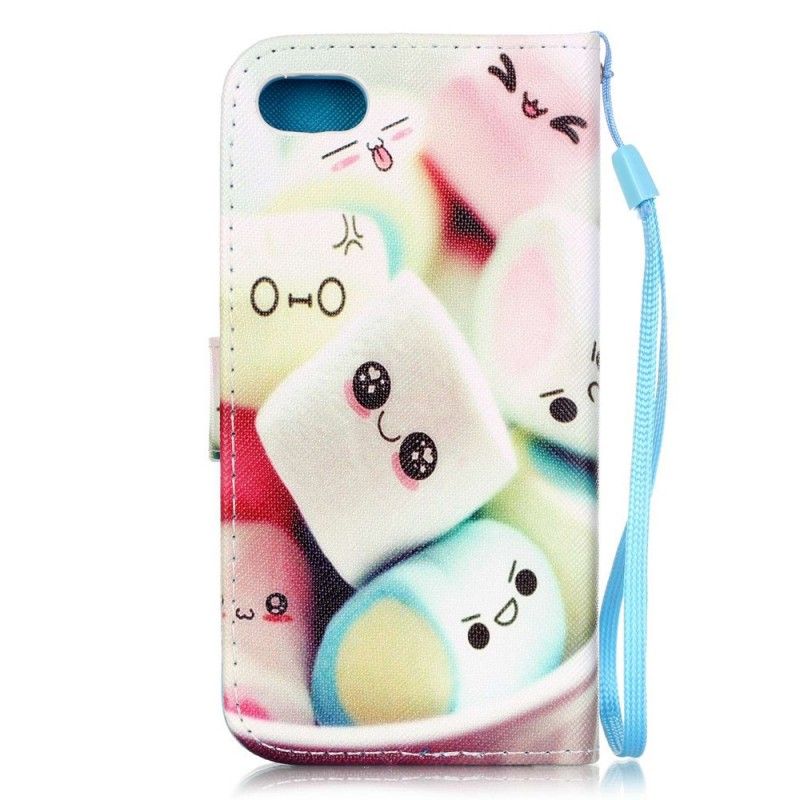 Läderfodral iPhone 7 / 8 / SE 2 Mobilskal Marshmallows