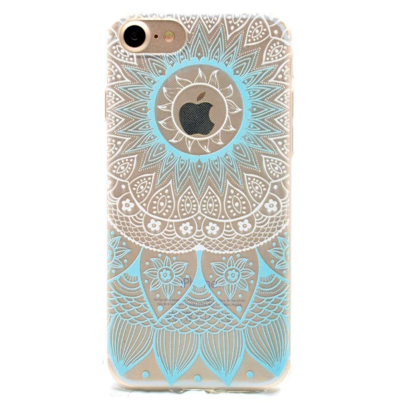 Skal för iPhone 7 / 8 / SE 2 Rosa Transparent Färgglad Mandala