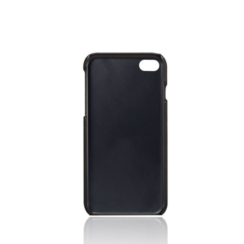 Skal iPhone 7 / 8 / SE 2 Svart Dubbel Ksq-Korthållare