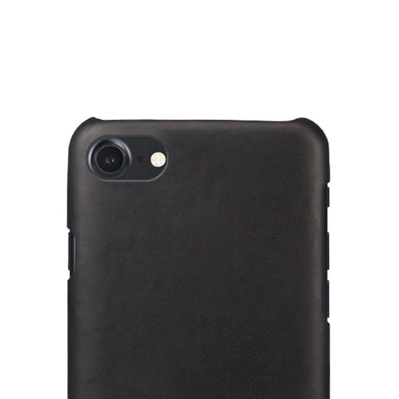 Skal iPhone 7 / 8 / SE 2 Svart Ksq-Lädereffekt