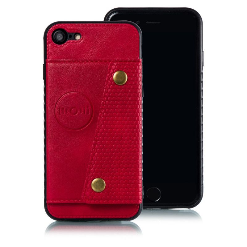 Skal iPhone 7 / 8 / SE 2 Svart Snäppplånbok