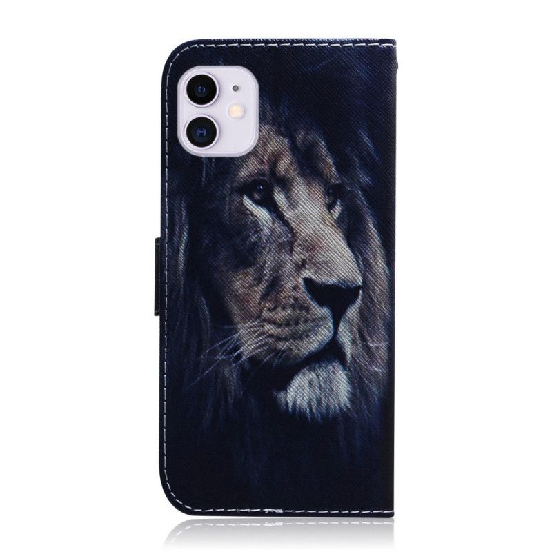 Fodral för iPhone 12 Mini Drömmande Lejon