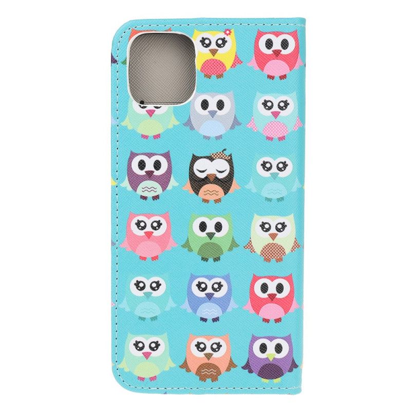 Fodral iPhone 12 Mini Flera Ugglor