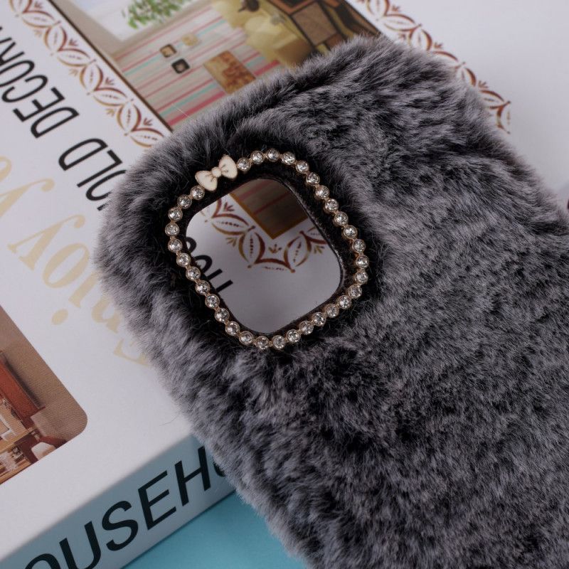 Skal iPhone 12 Mini Svart Diamantkanin