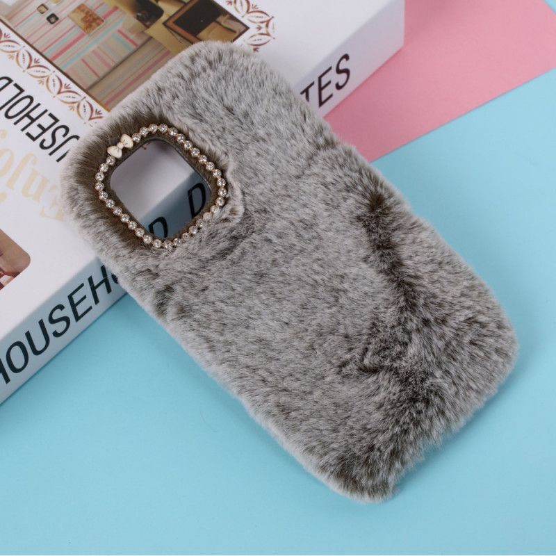 Skal iPhone 12 Mini Svart Diamantkanin