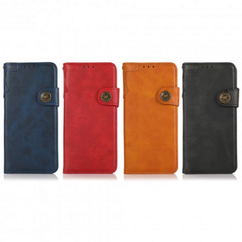 Fodral Xiaomi Mi 11 Ultra Knapp I Konstläder Khazneh