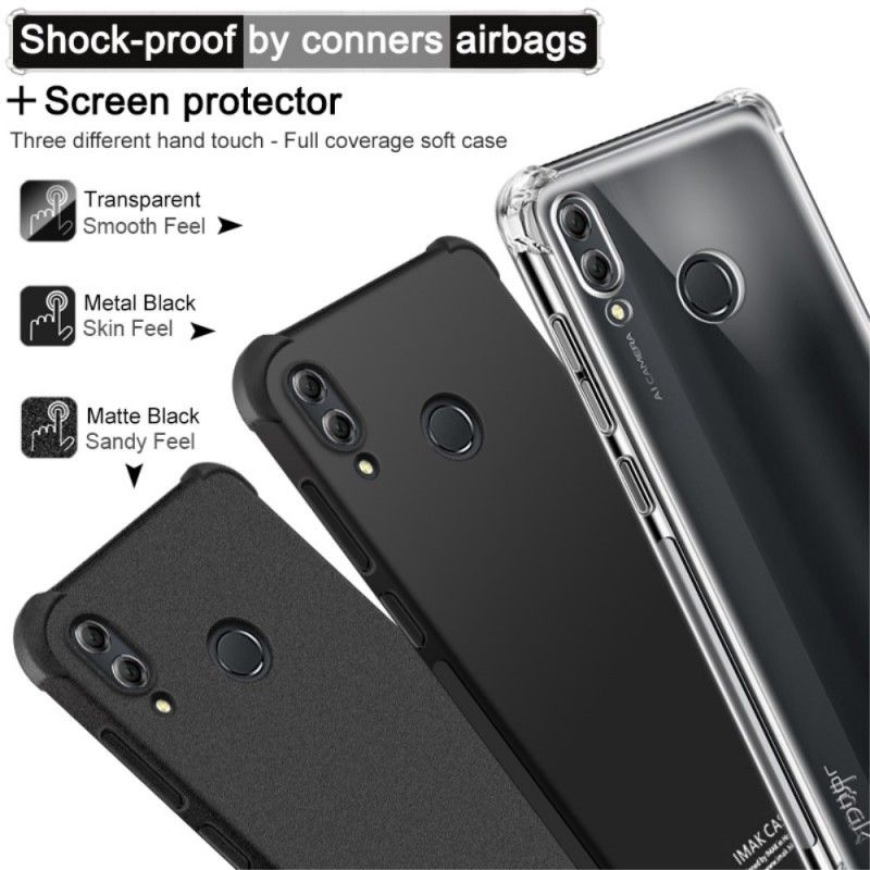 Skal för Honor 8X Svart Imak Hudkänsla