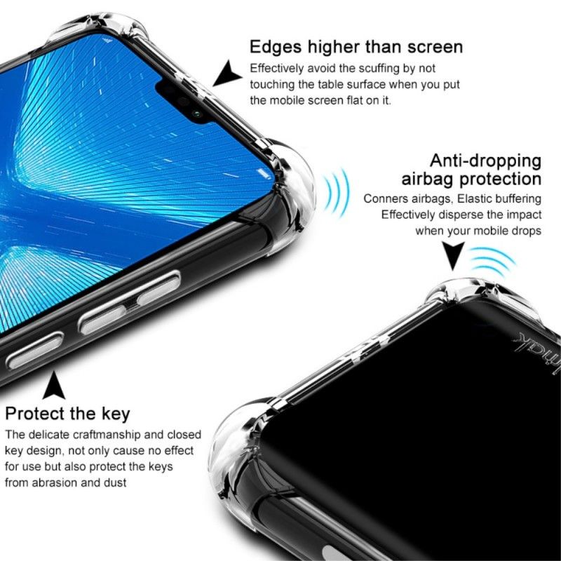 Skal för Honor 8X Svart Imak Hudkänsla