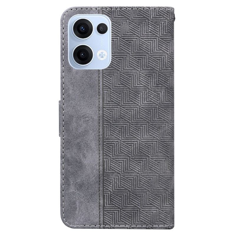 Fodral Oppo Reno 13 5g Vävt Mönster