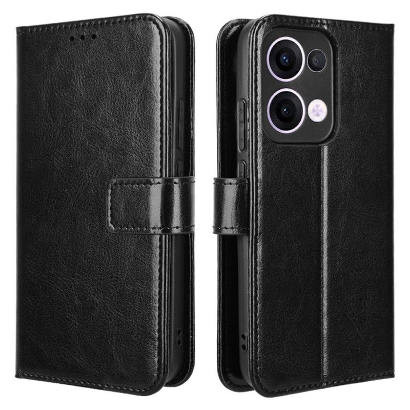 Läderfodral Oppo Reno 13 5g Telefonfodral Flashigt Konstläder