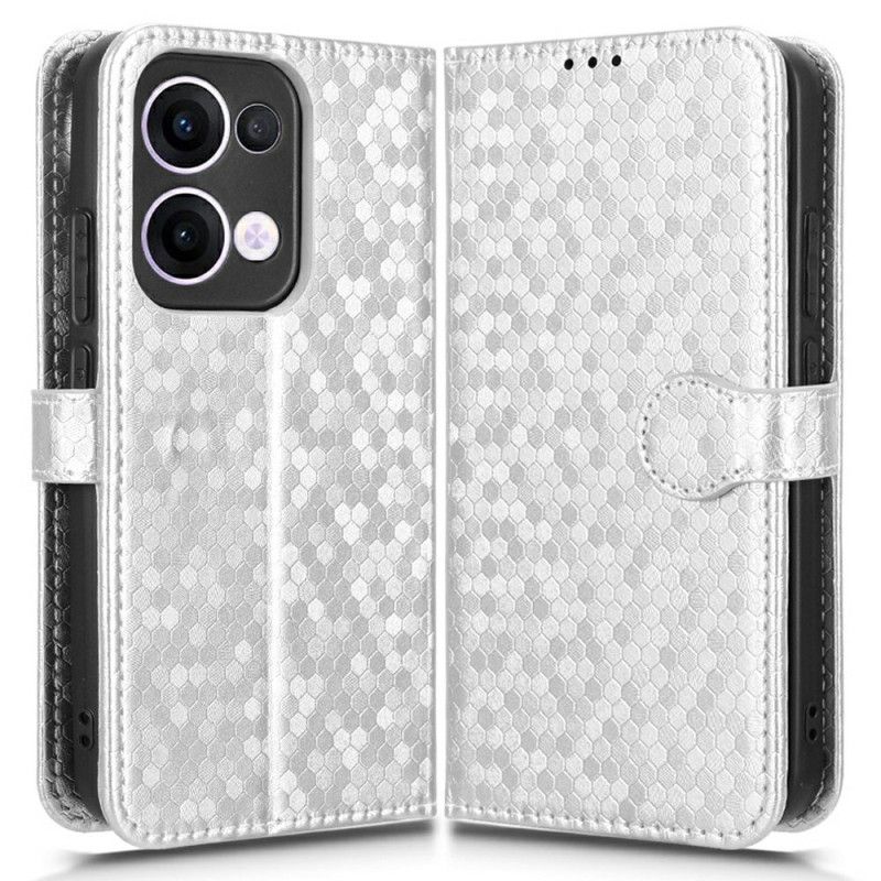 Läderfodral Oppo Reno 13 5g Telefonfodral Glitterprickar