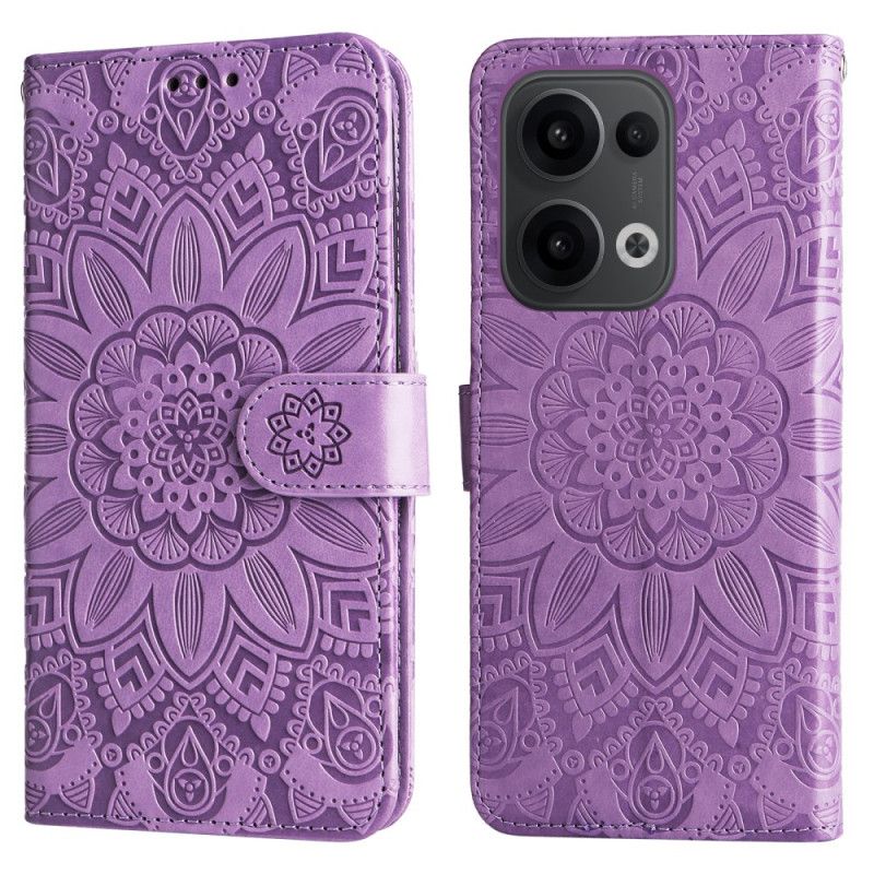 Läderfodral Oppo Reno 13 5g Telefonfodral Solros