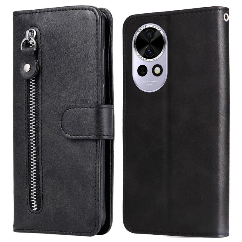 Skyddsfodral Huawei Nova 13 Plånbok Med Dragkedja