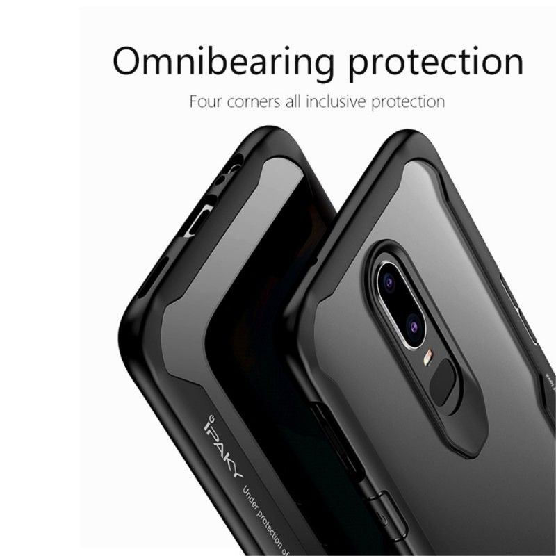 Skal OnePlus 6 Röd Ipaky