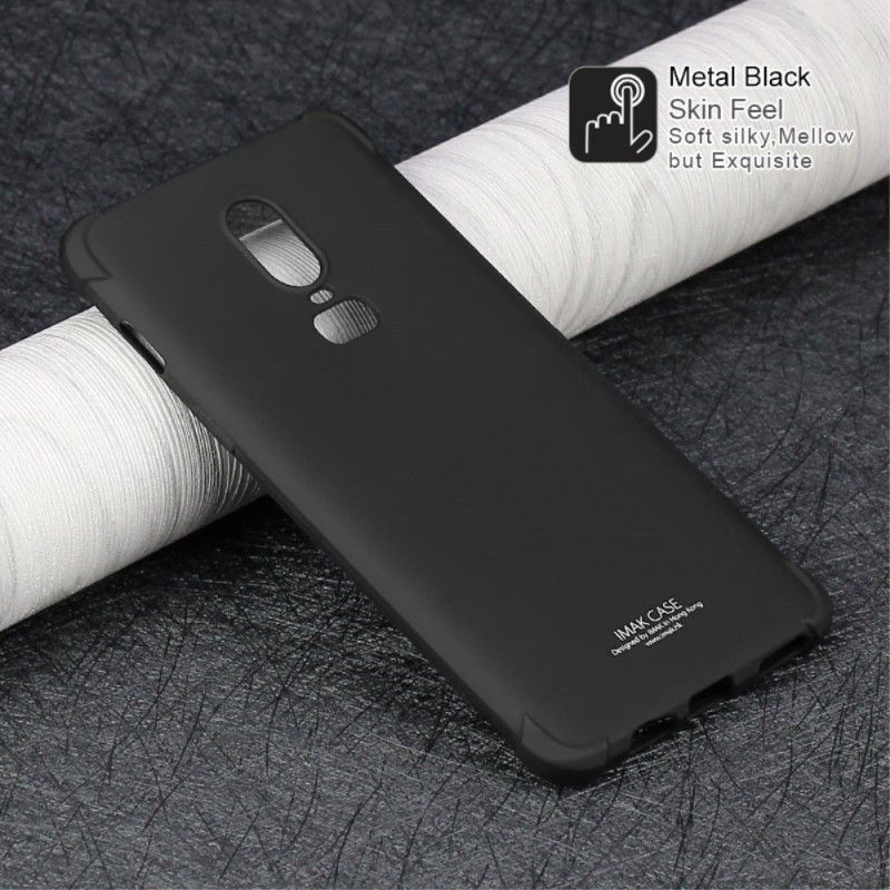 Skal OnePlus 6 Transparent Mobilskal Imak Hudkänsla
