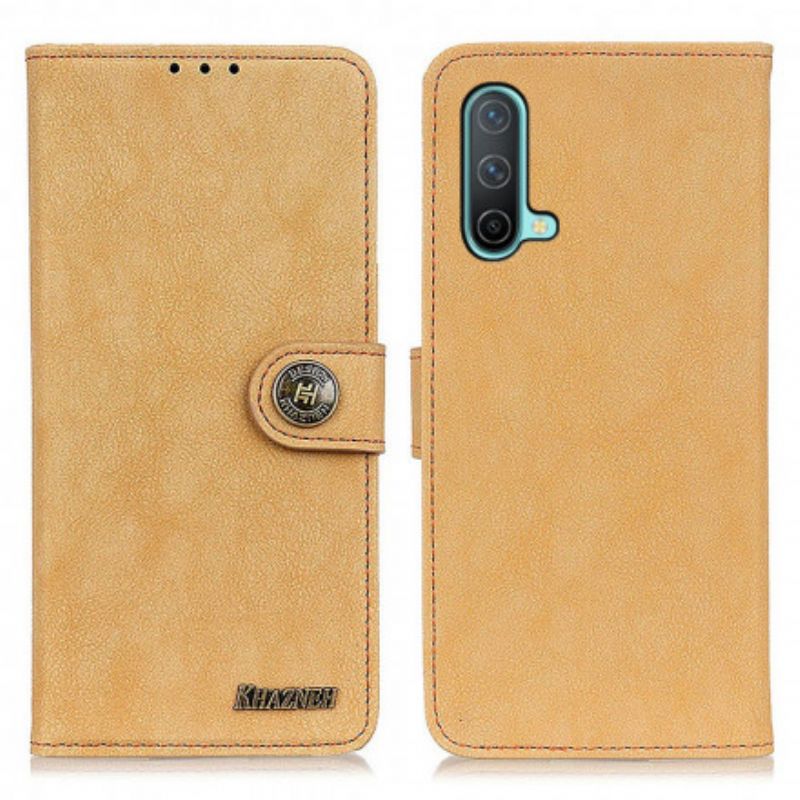 Fodral Oneplus Nord Ce 5g Khazneh Retro Split Läder