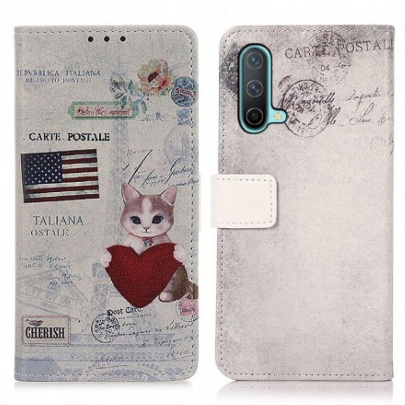 Fodral Oneplus Nord Ce 5g Traveller Cat